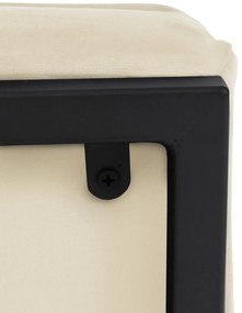 Design-Shop Kreslo Avon lounger - zamat - Krémová