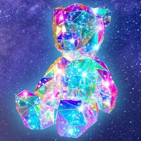 PRISMIC™ 3D Puzzle LED lampa - Medvedík (APU-R-PM-1603)
