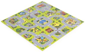 ECOTOYS Podložka z EVA peny CITY 018