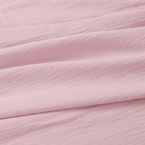 Goldea mušelínové posteľné obliečky – pastelovo ružové 140 x 200 a 70 x 90 cm