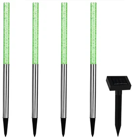 InternetovaZahrada Sada 4 LED solárnych lámp - farebné