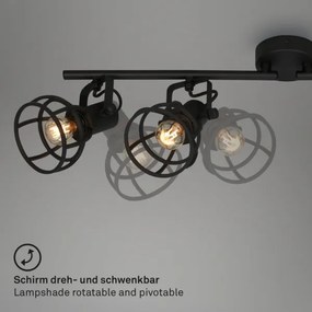 Briloner 2669-045 - Bodové svietidlo RETRO 4xE14/25W/230V