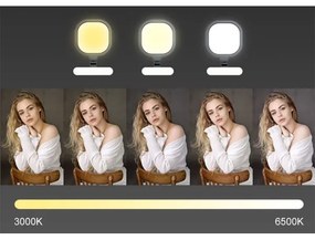 LED Stmievateľná dotyková flexibilná stolná lampa LED/15W/230V 3000-6500K CRI 96