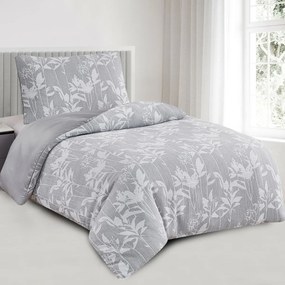 Žakárové obliečky Alabama sivá, 140 x 200 cm, 70 x 90 cm