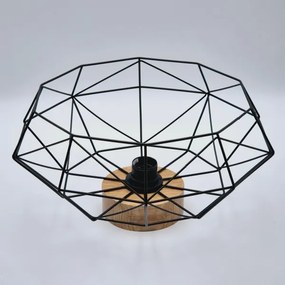 Brilagi - Stropné svietidlo WOODY BASKET 1xE27/60W/230V dub orech