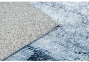 MIRO 51573.802 umývací koberec Abstracțiune protišmykový - modrý / zlato Veľkosť: 120x170 cm