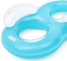 Nafukovacie koleso Bestway 43009 dvojité, modré 188x117 cm