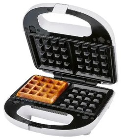 Silvercrest®  Kitchen Tools Vaflovač s vymeniteľnými platňami Swew 750 D4/Sowew 750 D4 (biela)  (100387639)