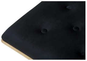 Stolička v čierno-zlatej farbe Mauro Ferretti Piramid