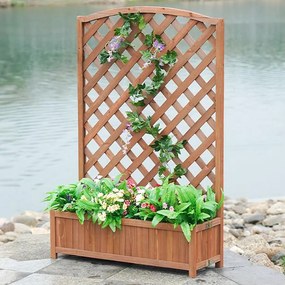 Kvetináč s mriežkou H109FB-3B 90x30x135 cm