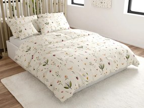Krepové obliečky INSECTA POLY krémové Rozmer obliečky: 70 x 90 cm | 140 x 200 cm