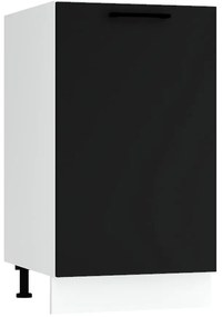 Kuchynská skrinka Max D45 Pl čierna