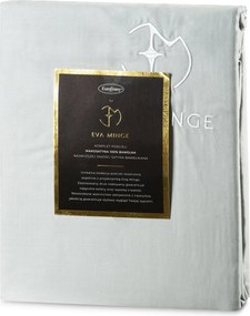 SATÉNOVÉ OBLIEČKY EVA MINGE H 160X200 CM, 2KS 70X80 CM SIVÉ