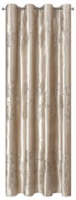 EUROFIRANY ZATEMŇOVACÍ ZÁVES NA KRÚŽKOCH IDALIA 140X250 CM LISTY