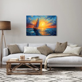 Obraz - Plachetnica (90x60 cm)