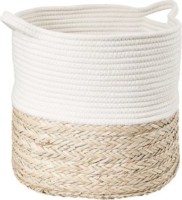 COTTON BRAID Úložný kôš z morskej trávy L