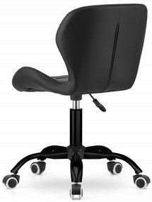 AKCIA Čierne kancelárske kreslo NOTO z eko kože II. akosť