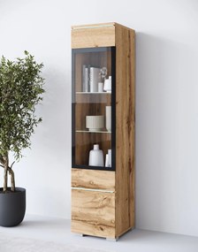 Úzka vitrína LED stĺpik Vera wotan (VRBWW002+LED)