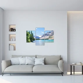 Obraz Alpského jazera (90x60 cm)