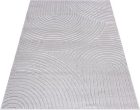 TA Koberec NG89A GRAY/GRAY ELLEN Sivý Obdĺžnikový Rozmer: 80x150 cm