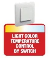 Redo 05-928 - LED Stropné svietidlo KNOB LED/24W/230V 3000K-6500K 30 cm biela