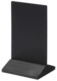 Drevený menu stojanček 10 x 15 cm, čierna