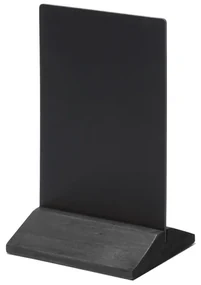 Drevený menu stojanček 10 x 15 cm, čierna