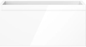 Mexen Orio, kúpeľňová skrinka 50 cm, 1 zásuvka, biela lesklá, 91A10-05023-1-BF00