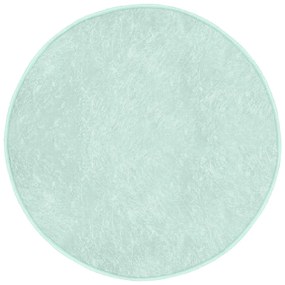Prateľný okrúhly koberec v mentolovozelenej farbe vhodný pre robotické vysávače ø 80 cm Comfort – Mila Home
