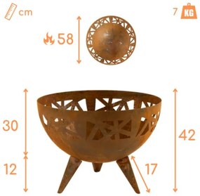 Záhradné ohnisko Tobag