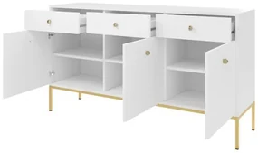Komoda Tonkor Gold TKSZ154, Farby:: biela