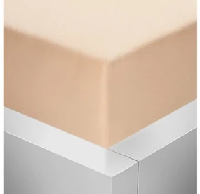 Jersey napínacie prestieradlo s lycrou - lososové 175 g / m2 90x200 cm