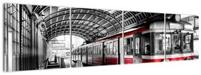 Vlaková stanica - moderný obraz