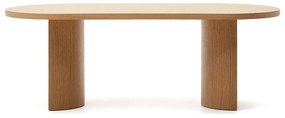 Jedálenský stôl v dekore duba 100x200 cm Nealy – Kave Home