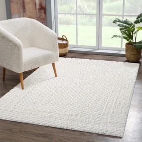 Dekorstudio Moderný koberec FOCUS 627 krémový Rozmer koberca: 80x150cm