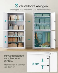 Oceľová skrinka OMC016WG01