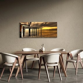 Obraz - Architektúra pri pobreží (120x50 cm)