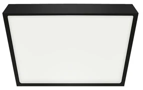 Emithor Stropné LED svietidlo LENYS III. 27023, 9 x 9 cm, 6W, IP20/IP44, čierna, 9 x 9 cm
