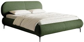 Manželská posteľ 140 cm Octave 140B (s roštom) (olivová + čierna). Vlastná spoľahlivá doprava až k Vám domov. 1100018