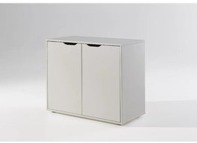 Biela úložná skrinka Vipack Pino