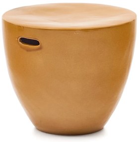 Keramický okrúhly záhradný odkladací stolík ø 46 cm Mesquida – Kave Home
