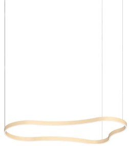 Ideal Lux - LED Luster na lanku WAVES LED/54W/230V CRI 90 mosadz