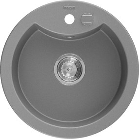 Mexen Diego - drez granitový 48,8x48,8cm, 1-komorový, šedá, 6512481000-71