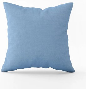 Bavlnená obliečka na vankúš - modrá Rozmer: 40 x 40 cm, Zapínanie: Gombíky