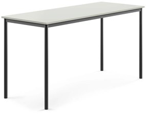 Stôl BORÅS, 1800x700x900 mm, laminát - šedá, antracit