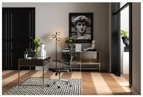 Three Balls Matt Black stojacia lampa čierna 160cm