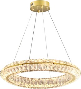 Toolight Toolight, LED stropné svietidlo 60cm, 45W, 4000K, APP1768-CP, zlatá, OSW-04344
