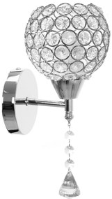 Toolight Toolight, nástenné svietidlo v štýle LOFT 1xE27 APP716-1W, chrómová, OSW-08480