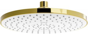 Mexen sprchová hlavica D-05, Round 22 cm, zlatá/biela, 79705-50