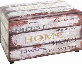 XXXLutz LAVICA S ÚLOŽNÝM PRIESTOROM, plast, kompozitné drevo, 65/42/40 cm Landscape - Kreslá - 001931016703